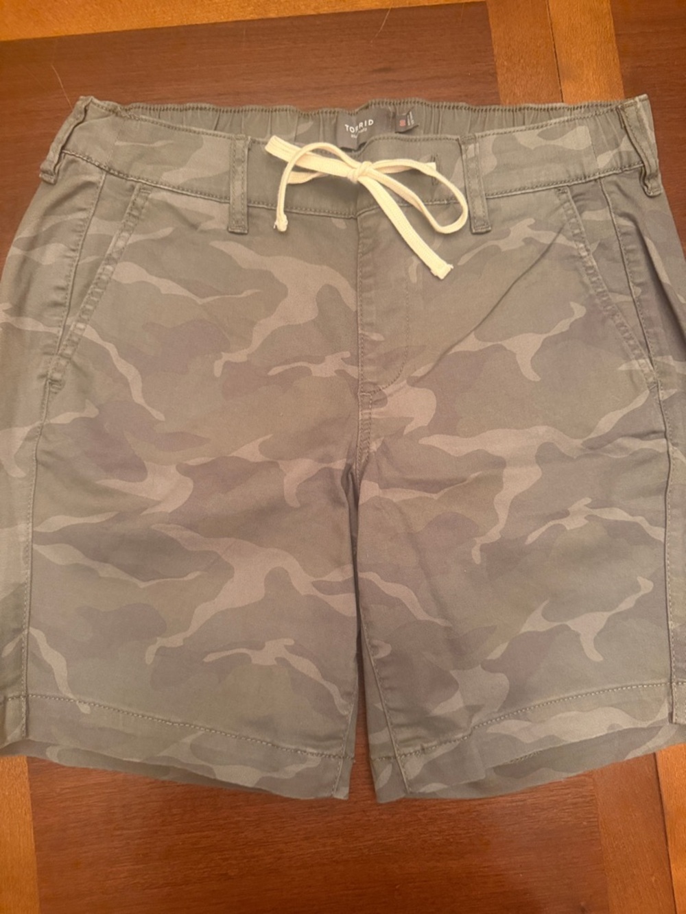 torrid Olive Green Camo Drawstring Women’s Shorts